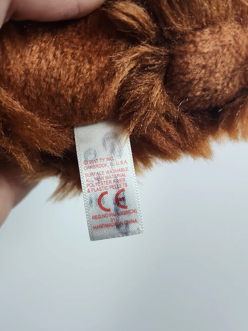 Ty Beanie Babies DUKE The Secret Life of Pets Brown Dog Beanbag plush 8